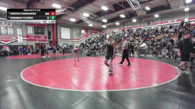 150 lbs Quarterfinal - Tristan Fernandez, Bonita vs Jeremiah Flores, Victor Valley