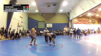 285 lbs Quarterfinal - Javier Razo, West Valley vs Brayden Kilgore, Rancho Cucamonga