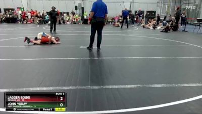 72 lbs Placement (4 Team) - Jagger Boggi, Seagull WC vs John Yokay, Mat Warriors Maniacs