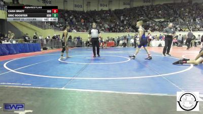 113 lbs Round Of 128 - Cash Bratt, Chickasha Wrestling vs Eric Rooster, Henryetta JH