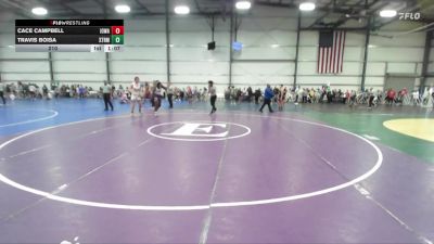 210 lbs Round 1 (9am Friday) - Cace Campbell, Iowa Black vs Travis Boisa, Terps Xtreme