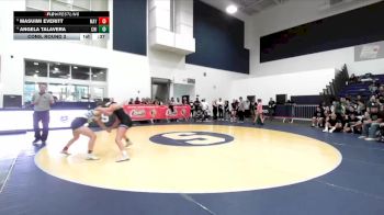 140 lbs Cons. Round 3 - Angela Talavera, Chino vs Masuimi Everitt, Mayfair