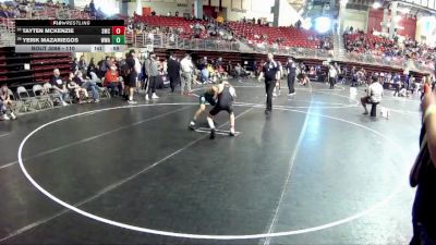 110 lbs Champ. Round 2 - Yerik Mazariegos, Warrior Wrestling Academy vs Tayten McKenzie, Syracuse Mat Club