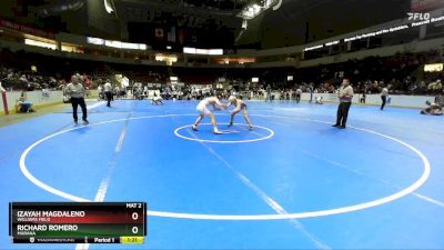 126 lbs 3rd Place Match - Sebastian Serrano, Sahuarita High School vs Henry Ofeciar, Tuscon Badgers