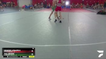132 lbs Round 4 (16 Team) - Geneseo Athlete 6, CR Washington vs Max Brown, Glenbrook South 2