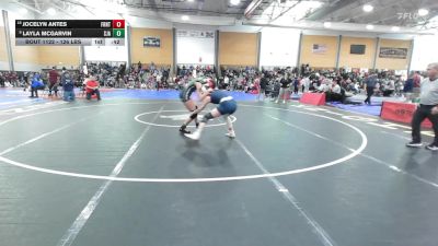 126 lbs Consi Of 8 #1 - Jocelyn Antes, Frontier vs Layla McGarvin, St. Johnsbury