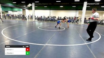 126 lbs Round Of 128 - Jerry Simon, VA vs Jayden Bowles, FL