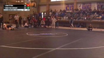 126 lbs 3rd Place Match - Dreyton Wright, Cheyenne East vs Liam O`dea, Laramie