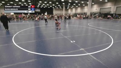 51-55.7 lbs Semis - Serenity Esparza, Best Trained Wrestling vs Olivia Nekolite, Nebraska Wrestling Academy