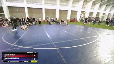 56 lbs Semifinal - Jag O`Brien, UT vs Waylon Martin, ID