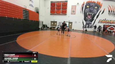 67 lbs Round 1 - Dominic Higbie, Cody Wrestling Club vs Paele Rapp, Powell Wrestling Club