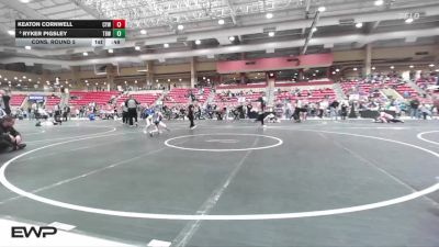 49 lbs Cons. Round 5 - Keaton Cornwell, CYWC vs Ryker Pigsley, The Best Wrestler