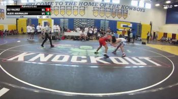 106 lbs Round 6 (8 Team) - Eli Valdez, Wellington vs Alexi Aguinaldo, Naperville Central