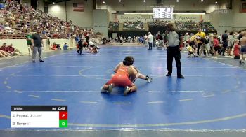 120 lbs Quarterfinal - Jerry Pygeol, Jr., Compound Wrestling vs Benjamin Royer, St. Luke Youth Wrestling