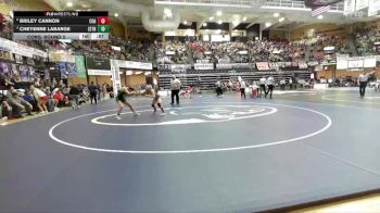 125 lbs Cons. Round 2 - Briley Cannon, Council Grove Hs vs Cheyenne LaBarge, St. Francis HS