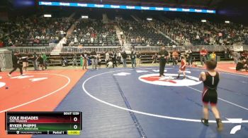 56 lbs 5th Place Match - Ryker Phipps, Windy City Wrestlers vs Cole Rhoades, CWC Thunder