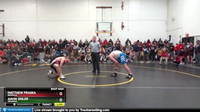 DIVISION 26 lbs Round 1 - Matthew Praska, Riceville vs Gavin Sigler, Anamosa