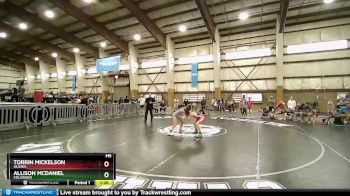 100 lbs Round 1 - Allison McDaniel, Colorado vs Torrin Mickelson, Alaska