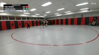 215 lbs Cons. Round 2 - Romeo Molina, Overland vs Will Thomas, Lutheran