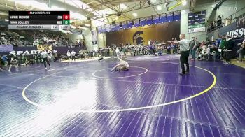 118 lbs Champ. Round 1 - Luke Hesse, Frenchtown vs Ivan Jolley, Williston