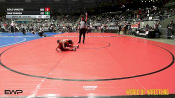 55 lbs Round Of 32 - Cole Urioste, Team Donahoe vs Ivan Torres, Chickasha Youth Wrestling