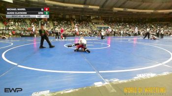 64 lbs Round Of 32 - Michael Mairel, Non Affiliate vs Jaxon Clayborn, South Central Punisher Wrestling Club
