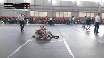 96 lbs Round 3 (6 Team) - Layson Tunnell, Donahue WA vs Ryder Hart, Lake WC