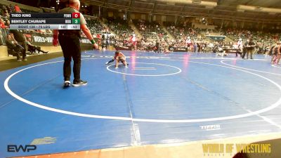 75 lbs Semifinal - Theo King, Powhatan vs Bentley Churape, Ridge Wc