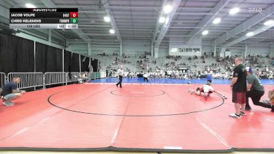 126 lbs Rr Rnd 3 - Jacob Volpe, 84 Athletes Black vs Chris Kelesidis, Triumph Black