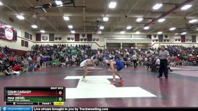 113 lbs Quarterfinal - Max Siegel, Tinley Park (Andrew) vs Colin Cassady, West Liberty