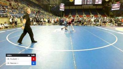 138 lbs Rnd Of 16 - Malachi Puckett, TN vs Mihai Necula, GA