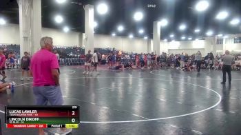 215 lbs Finals (2 Team) - Lucas Lawler, Team Nauman Pink vs Lincoln Dikoff, SD Blue