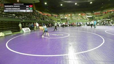 125 lbs Quarterfinal - Margarita Donato, Arroyo Grande vs Julissa Gonzalez, Garces