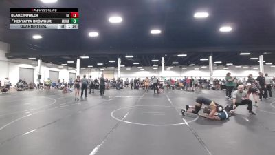 72 lbs Quarterfinal - Blake Fowler, Garage Trained vs Kenyatta Brown Jr., All I See Is Gold Academy