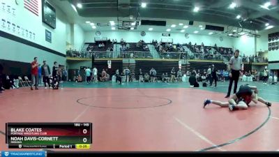 145 lbs Cons. Round 2 - Blake Coates, Portage Wrestling Club vs Noah Davis-Cornett, Indiana