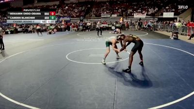 D 2 138 lbs Champ. Round 2 - Benjamin Ondo-Obama, Brusly vs Camden Blancher, Archbishop Shaw