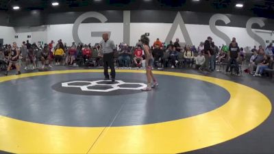 75 lbs Round 4 (6 Team) - David Crawford, Ohio Gold vs Bayden Evans, Dundee Wrestling
