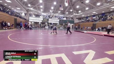 98 lbs Champ. Round 1 - London Estrada, Chaparral vs Jesus Avila, Hillcrest