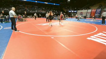 110 Class 1 lbs Cons. Round 2 - McKenzie Bauman, Maysville vs Brittany Mallatt, Butler