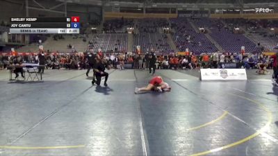 131 lbs Semis (4 Team) - Shelby Kemp, William Jewell College vs Joy Cantu, King University