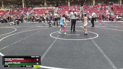 75 lbs Cons. Round 1 - Vivian Hutchinson, Manhattan vs Allison Mellen, CYWC