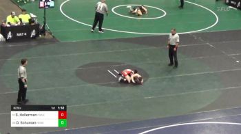 82 lbs Round Of 16 - Seth Hollerman, Franklin vs Dominic Schuman, Honesdale