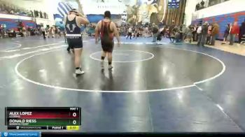 285 lbs Cons. Round 2 - Donald Riess, Bonners Ferry vs Alex Lopez, Gooding