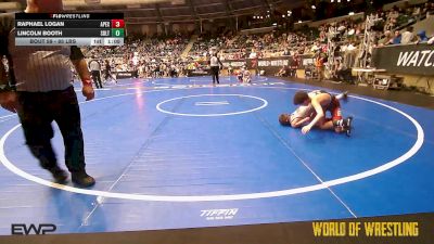 85 lbs Round Of 32 - Raphael Logan, Apex vs Lincoln Booth, Sebolt Wrestling Academy
