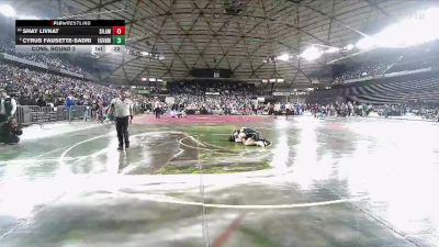Boys 3A 157 lbs Cons. Round 2 - Shay Livnat, Silas vs Cyrus Fausette-Sadri, Evergreen (Vancouver)