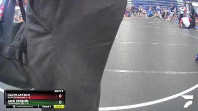 55 lbs Finals (8 Team) - Gavin Saxton, West Virginia Wild vs Jack Steiner, Team Operators