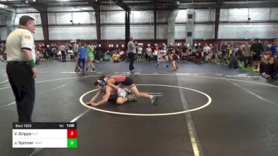 90 lbs Consi Of 8 #1 - Vincent Grippa, Elite vs Jacob Spinner, Unattached