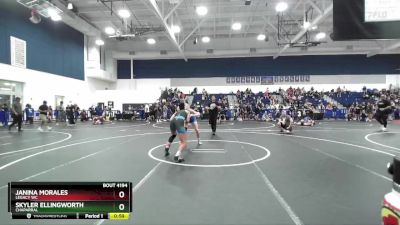 125 lbs Cons. Round 3 - Janina Morales, Legacy WC vs Skyler Ellingworth, Chaparral