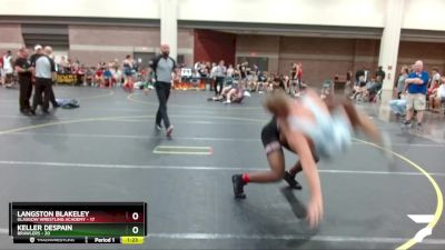 187 lbs Round 2 (6 Team) - Langston Blakeley, Glasgow Wrestling Academy vs Keller DeSpain, Brawlers