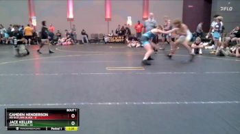 110 lbs Quarterfinals (8 Team) - Jace Keller, Untouchables vs Camden Henderson, MO Outlaws Black